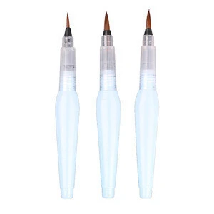 3 pc/Set Stylish Paint Brush Water Brush Water Tank Calligraphy Brush Pen Watercolor