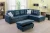 Import 3-Pieces Sectional Sofa Set with Ottoman and 2 Square Pillows, Right Facing Chaises,Faux Leather, Multiple Colors Available from USA
