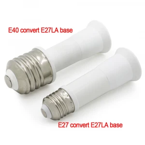3 Years warranty PBT Anti-fire E40/E27 Base convert to E27 Socket Extensions Lamp Holders