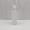 30 50 100 ml square opal glass lotion bottle for essential oil perfume oil glass bottle with white platic sprayer