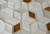 300*300mm Professional factory backsplash Chinese tile mixed Hexagon kitchen mosaic tile for wholesales and project PRAJ005