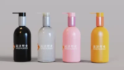 300ml Cosmetic Packaging Shampoo Lotion Plastic Bottle