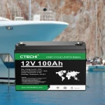 3.2v 12v 12.8v 24v 100ah 200ah 300ah 400ah LiFePO4 Solar Battery With BMS