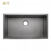 32x18 Inch High Quality Single Basin Modern Stainless Steel Nano Black Kitchen Sink