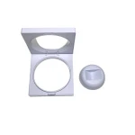 3D suspension custom logo display frame/3D transparent suspension membrane box for coin display
