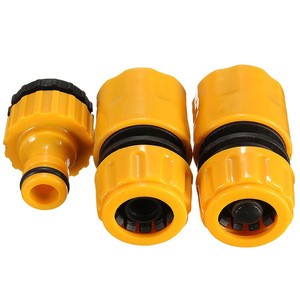 3pcs 1/2&quot; 3/4&quot;&quot; Hose Pipe Fitting Set Quick Garden Water Pipe Connector Adaptor Garden Tools Lawn Tap Garden Accessories