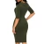 Import 4 Color Female Sexy Women Bodycon Career Dresses Party Work Office Formal Half Sleeve Midi Dress Fashion Popular Clothes E922 from China
