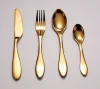 4 Piece In Stock Silverware Set Flatware Gift Silver Gold Metal Stainless Steel Cutlery with Gift Box