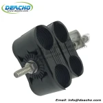 4 runs 7/8" RF coaxial feeder cable clamp cable clips double hole type