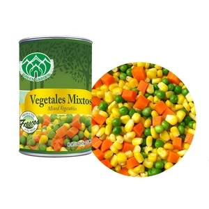 400G canned mixed vegetables mixed green peas,carrots,potatoes, sweet corn