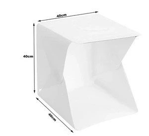 40cm Led Light Mini Photo Studio Box Photography LED Light Room Tent Tabletop Shooting Soft Box Accessories