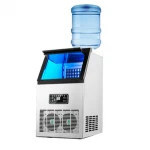 40kg output industrial snow ice maker machine portable for cafe
