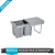 Import 40l kitchen cabinet waste bin under sink cabinet accessories from China