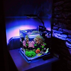 40W Saltwater Aquarium Light Seawater Aquarium LED Lighting Coral Reef Full Spectrum IR Remote Control RGB Aquarium Light