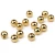 Import 4mm/6mm/8mm/10mm stainless steel loose spacer beads gold silver rose gold black color bracelet diy accessories from China
