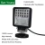 Import 4&quot; square driving light wholesale led work light for 126W trucks tractors 4x4 offroad led work light 12 Volt 24 Volt laser lamp from China