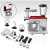 Import 5-in-1multifunctional kitchen appliances kitchen&#39;s aid stand mixer with blender and meat grinder 1500W 4.5L stainless steel bowl from China
