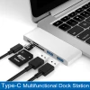 5 ports Docking_Station_For_Laptop Mobile Station Hdd Raid 1 Charger Computer C Universal Type Usb-C Thunderbolt Usb Hub Docking