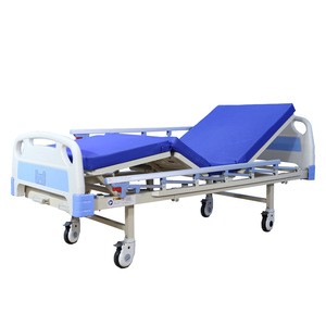 500pcs in stock Factory outlet cheap 2 cranks Manual hospital bed for sale