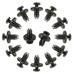 50Pcs Auto Bumper Fastener Clips 6Mm Hole Plastic Snap Rivet Retainer Push Engine Cover For Car Door Trim Panel Clip Fasteners