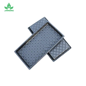 540*280*50MM Agriculture Black PS Seedling Tray Plastic Nursery Seed Germination Tray
