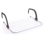 55*32cm Homebasic Clothes Hanger Dryer Clothes Towel Dryer Rack Hanger Shelf Balcony Rack