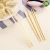 Import 5.5mm*22.5cm Good Quality Environmental Healthy Nature Material Bamboo Disposable Customised Chopstick from China