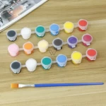 6 Colors Acrylic Watercolor Paint Hand Painted Watercolor Pigment For DIY Drawing Painting School Art Supplies