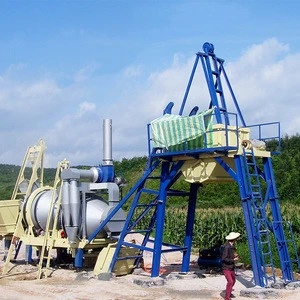 6 ton volge asphalt machine moveble bitumen mixer plant from turkey