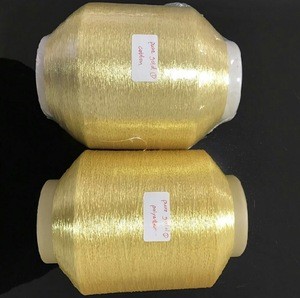 600D Rayon Metallic Yarn MS Type Pure Gold Pure Silver Lurex Yarn for Embroidery Machine