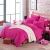 Import 7 piece bedding set/Plain White Bedding/5 star Hotel Bedclothes from China