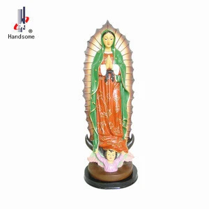 8 Inch Hot Sales Rosa Mistica Resin Antique Catholic religious crafts for sales