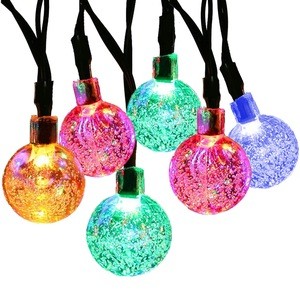 8 Lighting Modes 30 LED 6.5 Meters Outdoor Christmas Decoration Light Waterproof Solar Holiday String Light