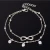 Import 8 Shape Double Chain Infinity Endless Love Symbol Beach Anklet Bracelet Adjustable Barefoot Sandals Beach Foot Gift for Women from China