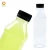 Import 8oz 12oz Round Square Empty PET Plastic Bottle  French Square Juice Bottles with Logo Printing Lid from China