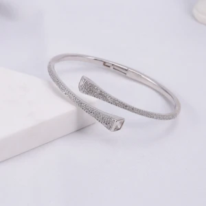 925 Sterling Silver Wholesale Women Daily Wear Bangle Bracelet Jewelry charm bangles