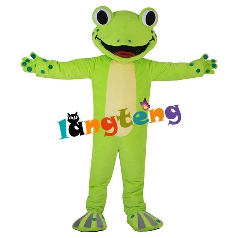 931 Cartoon Halloween Cosplay Party Christmas  Carnival Apparel Green frog  Mascot Costumes