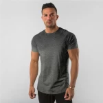 95%cotton 5% elastane custom private logo fitness gym wear sports apparel plain blank men T Shirt