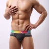 9colors Mall explosion models Mens low waist triangle mesh breathable modal wholesale mens underwear factory in Guangzhou