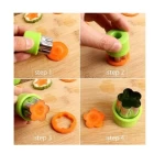 9pcs vegetable fruit cutter salad master cookie cutter decorative food for Kids baking
