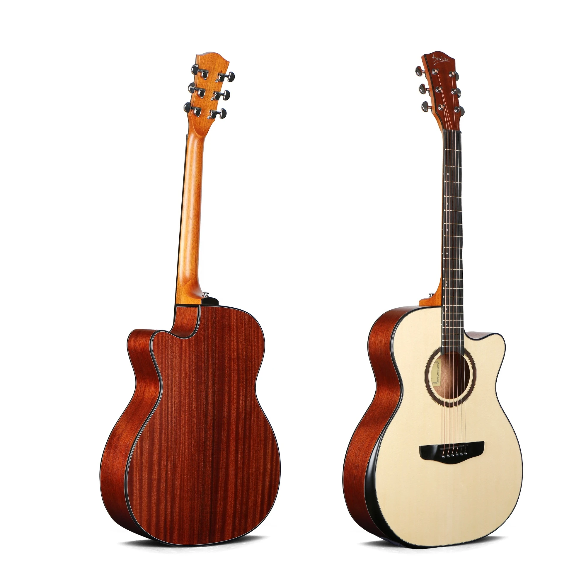 Acoustic guitar Deviser LS-560 stain guitar high quality spruce and sapele factory guitar OEM wholesale cheap price