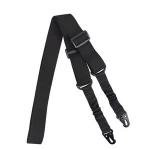 Adjustable 2 Points Nylon Traditional Military Tactical Rifle Sling with Metal Hook for Hunting Climbing Outdoor Sports