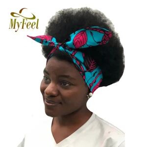 African Print Headband Hair Accessory for Women/Girls  2 Headbands 1 big and 1small