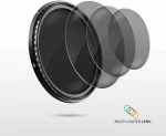 Aipaxal Universal Adjustable 37mm ND2 to 400 Variable ND Lens Filter for Mobile Phone
