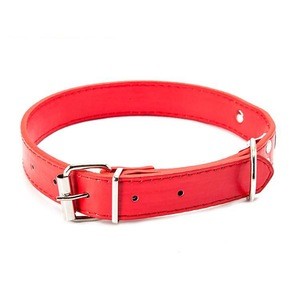 Alfa New Products 2020 Pet Accessories PU Leather Dog Neck Parts Pet Collar Leash