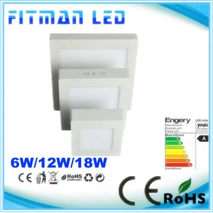  downlight surface mounted 18w square led panel light for hotel and home decoration