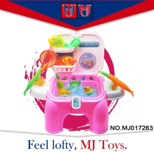  intelligent kids DIY set storage chair fishing toys for wholesale