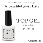 Alice Gel Nails Factory Price High Quality Nails Supplies Gel Polish Soak Off Matte Top Coat UV Gel Nail Polish