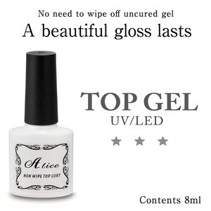 Alice Gel Nails Factory Price High Quality Nails Supplies Gel Polish Soak Off Matte Top Coat UV Gel Nail Polish