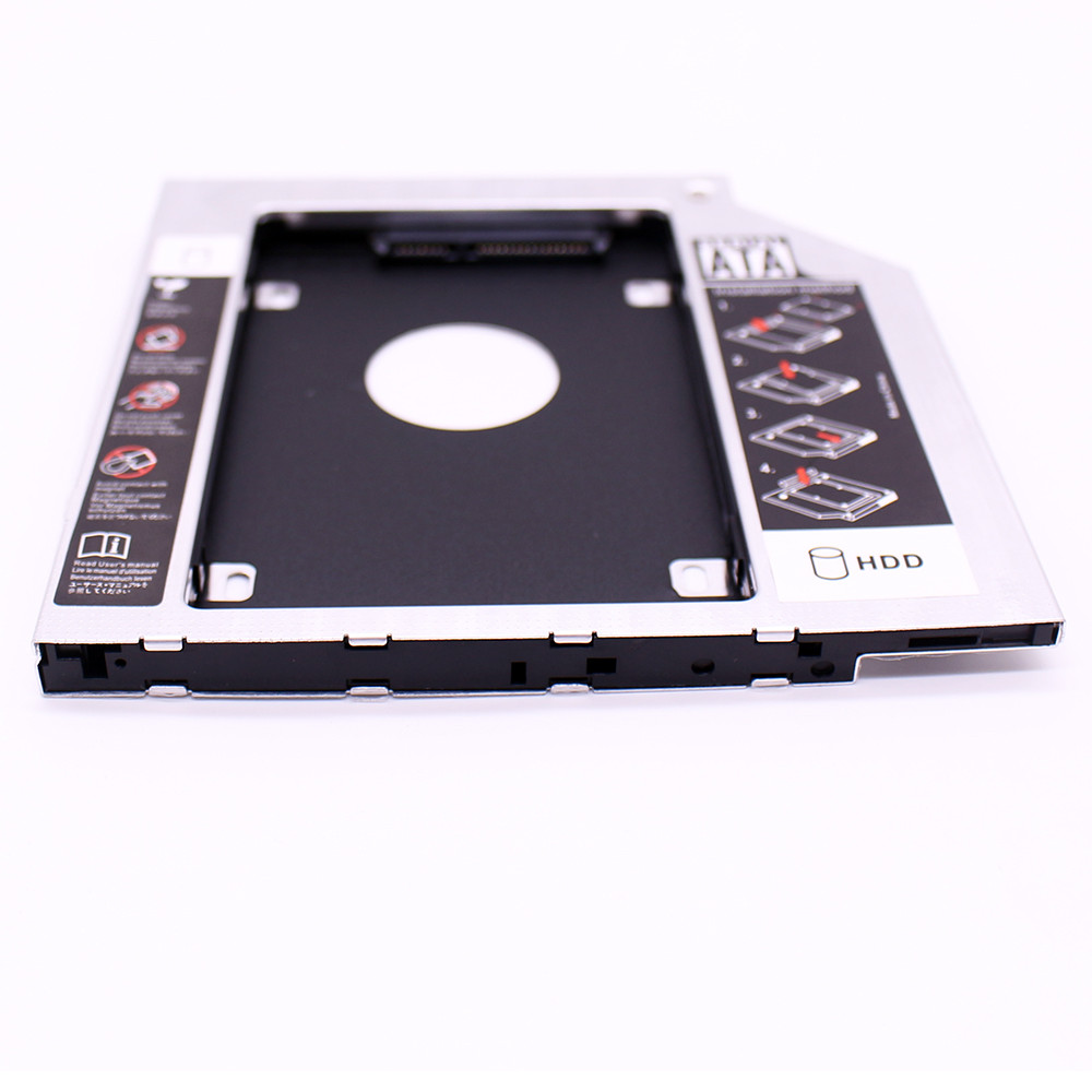 Buy Aluminum 2nd Hdd Caddy 9.5mm Sata 3.0 Optibay Hard Disk Drive Box ...
